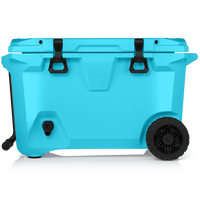 BrüTank 55-Quart Rolling Cooler Electric Blue