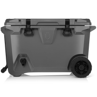 BrüTank 55-Quart Rolling Cooler Charcoal