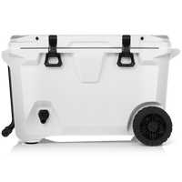 BrüTank 55-Quart Rolling Cooler Ice White
