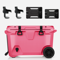 BrüTank Double Drink Holder Bundle Neon Pink