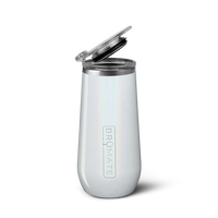 Champagne Flute Glitter White | 12oz
