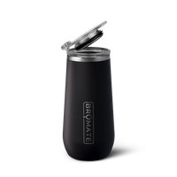 Champagne Flute Matte Black | 12oz